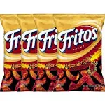 New Fritos Flamin Hot Flavored Corn Chips - 9.25oz (4)