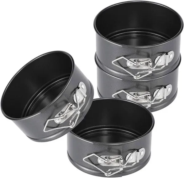 Hiware 4-Inch Mini Springform Pan Set