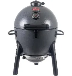 Char-Griller Akorn Kamado Jr. Charcoal Grill in Gray