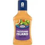 Kraft Thousand Island Salad Dressing, 8 oz. Bottles