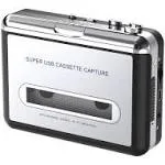 DigitNowcassette Tape to MP3 CD Converter Via USB,Portable USB Cassette Tape Player Capture MP3 Audio Music,Compatible with Laptop and Personal Comput