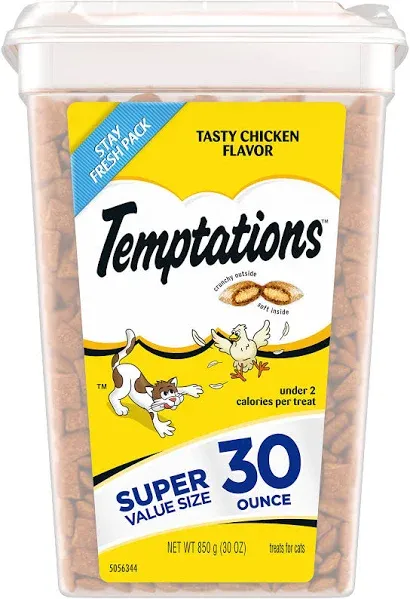 Temptations Tasty Chicken Flavor Crunchy Cat Treats