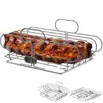 Yukon Glory Rib Racks for Grilling and Smoking BBQ Accessories