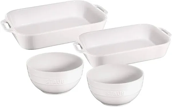 Staub Ceramic 4-pc Baking Dish Set