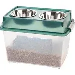 IRIS Medium Elevated Pet Feeder with Airtight Storage