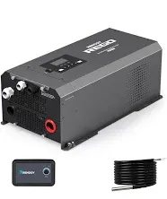 Renogy REGO 12V 3000W Pure Sine Wave Inverter Charger w/ LCD Display