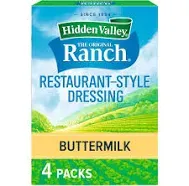 Hidden Valley The Original Ranch Salad Dressing & Seasoning Mix, Buttermilk Recipe - 0.4 oz