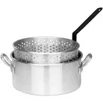 Bayou Classic 4010 10-qt Aluminum Fry Pot Features Heavy-Duty Riveted Handles