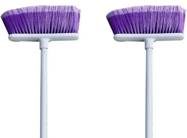 The Original Soft Sweep Magnetic Action Broom - 2 Purple Brooms