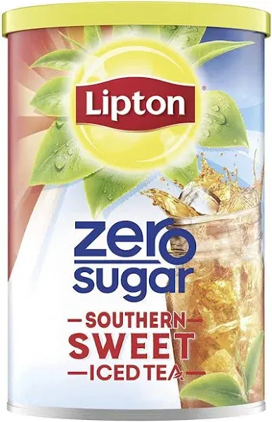 Lipton, Iced Tea Mix Zero Sugar Southern Sweet Tea, 7.4 Ounce