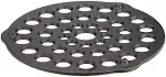 Lodge L8DOT3 Cast Iron Meat Rack/Trivet, Pre-Seasoned, 8-Inch,Black