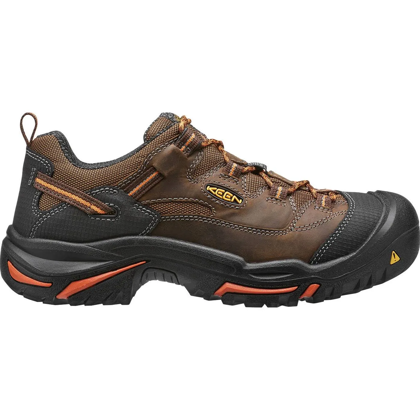 Keen Utility Braddock Low (Soft Toe) Men's Cascade/Orange / 8.5 / D