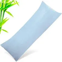 Green Pillow Cases Standard Size 2 Pack, Bamboo Rayon Cooling Pillowcases with E