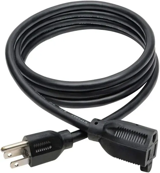 Tripp Lite Power Extension Cord 5-15P 5-15R P024