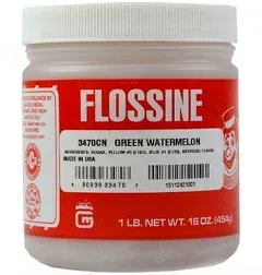 Gold Medal Green Watermelon Flossine 1 lb Jar