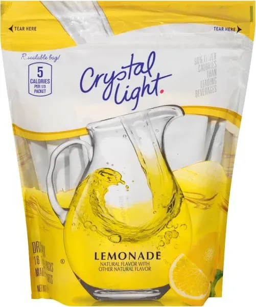 Crystal Light Drink Mix Lemonade Pitcher Packs