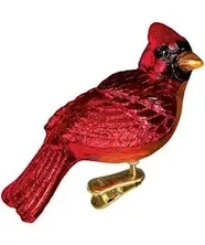 Old World Christmas Resting Cardinal Ornament