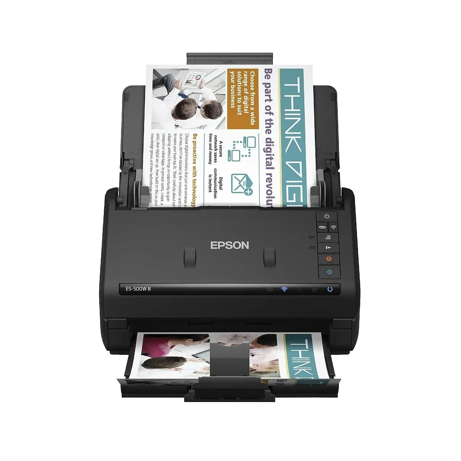 Epson WorkForce ES-500W Wireless Duplex Document Scanner - Black