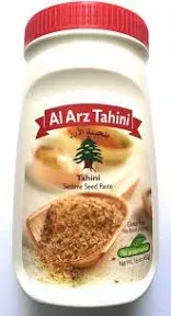 Al Arz Tahini Sesame Seed Paste - 16 oz jar