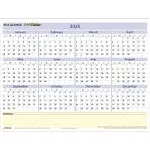 AT-A-GLANCE QuickNotes Mini Erasable Wall Planner 2025