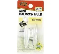 Zilla Reptile Terrarium Heat Lamps Mini Halogen Bulb, Day White, 50W mfg sealed