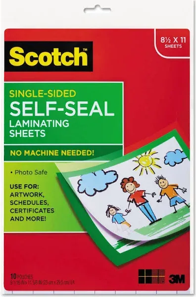 Scotch Self-Sealing Laminating Sheets