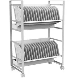 32-Tablet / Chromebook Open Charging Cart -Luxor LOTM32