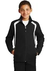 Sport-Tek Youth Colorblock Raglan Jacket