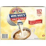 MSM Products Mini Moos Half & Half Creamer Singles, 192 Count