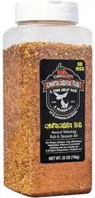 2 Gringos Chupacabra Original Fine Meat Rub No MSG 25 Ounces