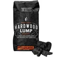 Fire & Flavor Premium All Natural Hardwood Lump Charcoal