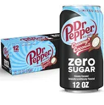 Limited Edition Dr Pepper Creamy Coconut  Flavor