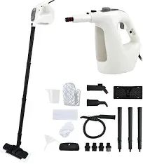 Costway 1400W Multipurpose Pressurized Steam Cleaner with 17 Pieces