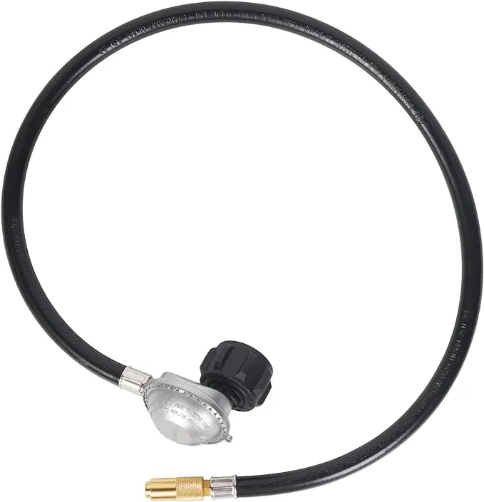 Shinestar Propane Adapter Hose and Regulator for Blackstone 17 & 22 Inch Flat Top Griddle