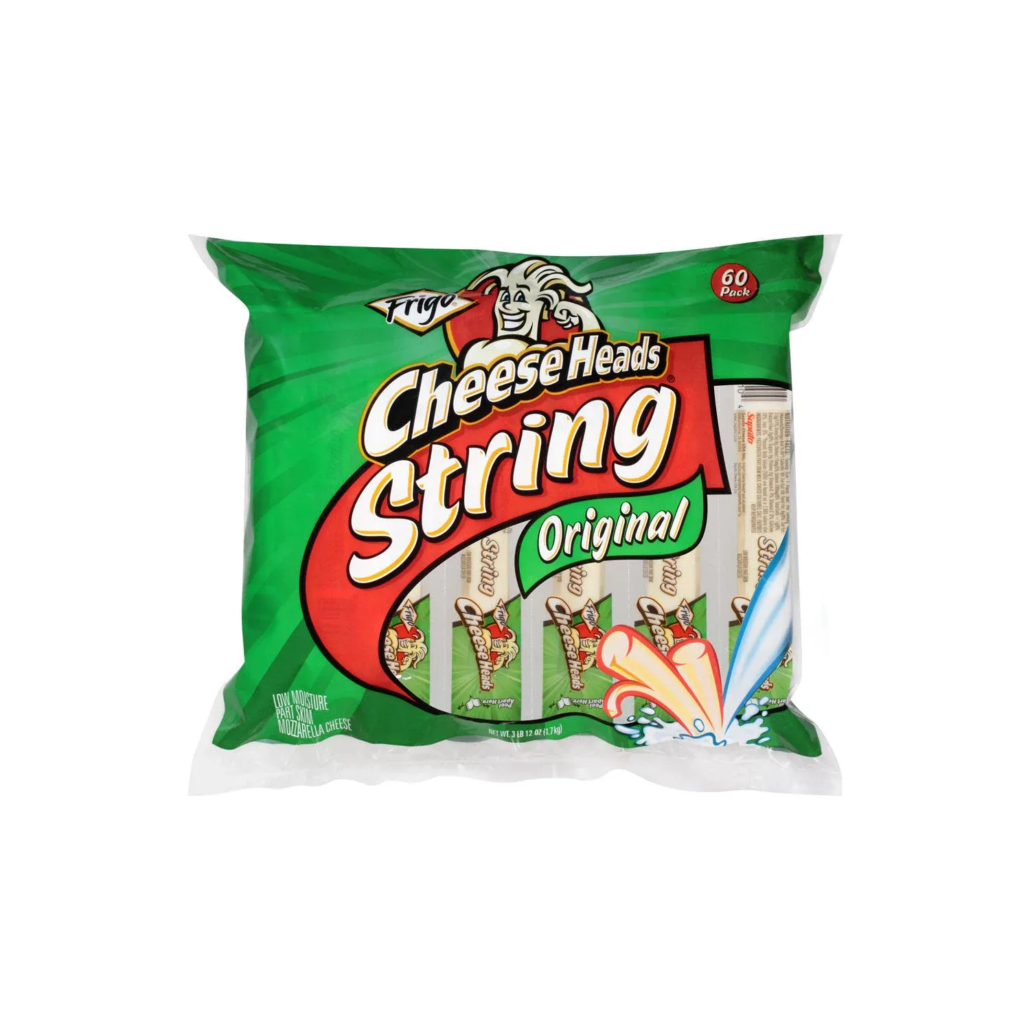 Frigo Cheese Heads Original String Cheese 60/1 oz