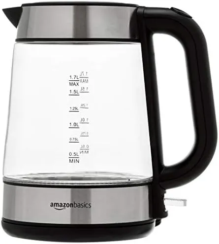 AmazonBasics F-625C 1.7L Electric Water Kettle