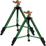 Twinkle Star Impact Sprinkler Head on Tripod Base, Heavy Duty Brass Sprinkler...