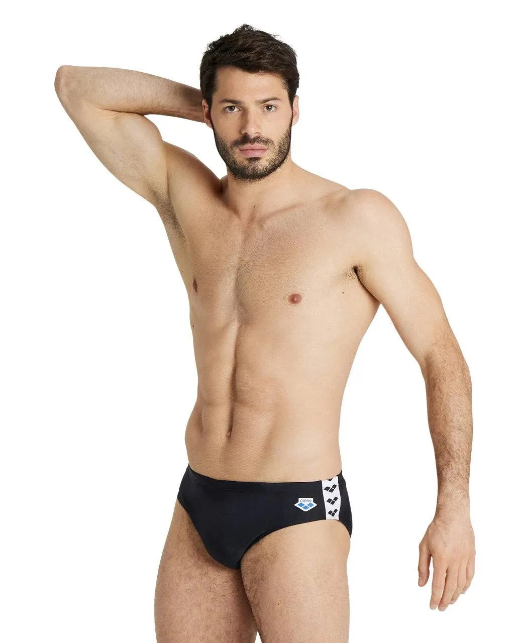 Arena Swim Briefs - Men - Black - Size: 32 - Icons Solid Brief