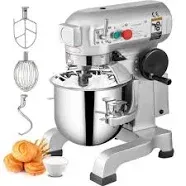 VEVOR Commercial Food Mixer 15Qt 600W 3 Speeds Adjustable