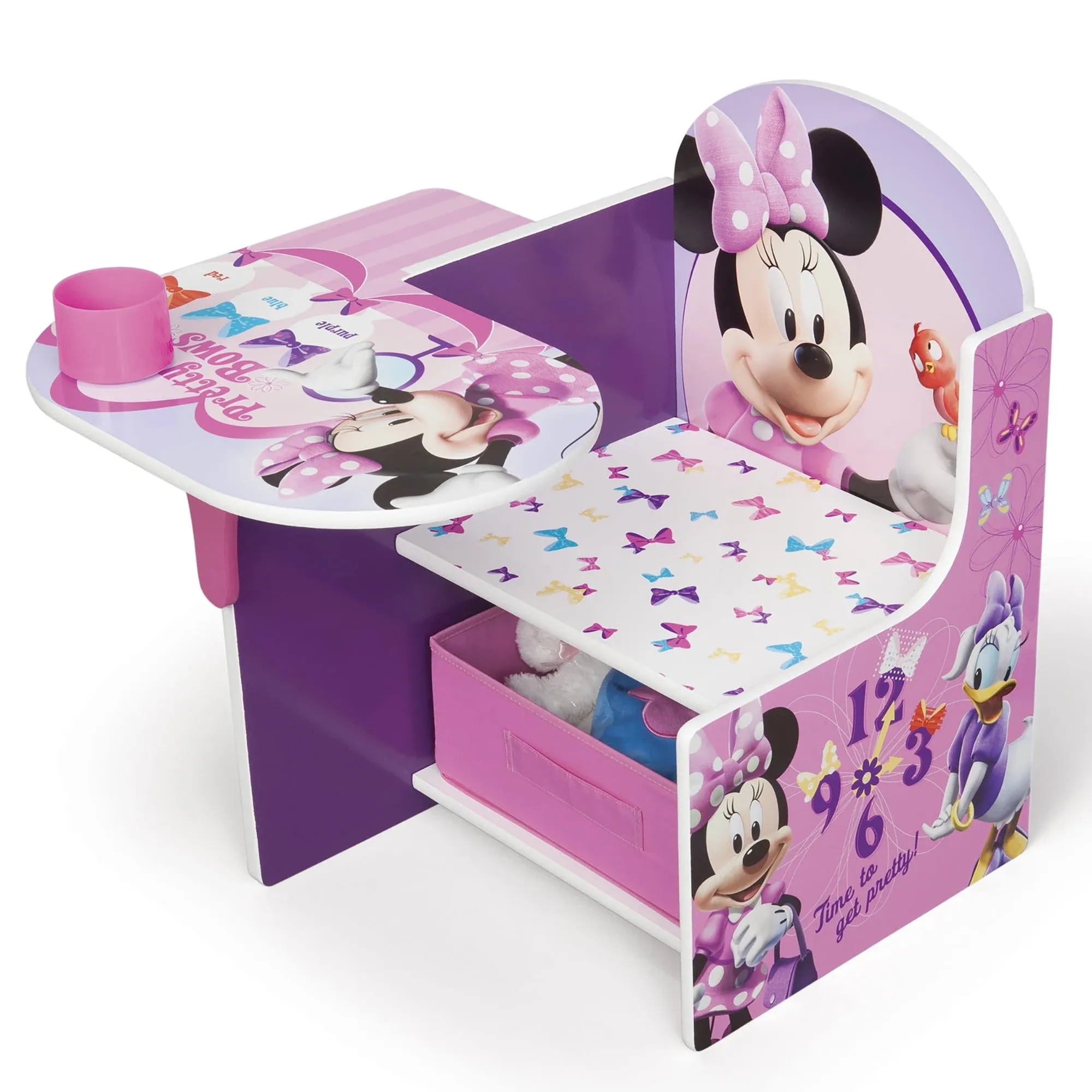 Delta Children Chair Desk with Storage Bin Disney Minnie Mouse