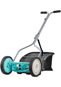 Lightweight 14-Inch Push Reel Lawn Mower for Precise Scissor-Cut Grass