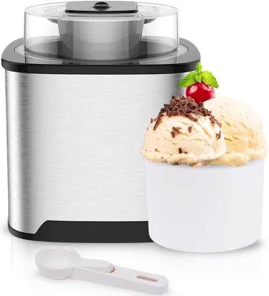 2QT Electric Ice Cream Maker Soft Machine Kids Double Insulated &amp; Efficient New