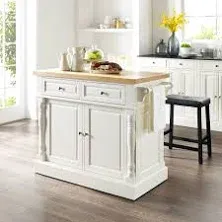 Furniture Kitchen Island With Butcher Block Top