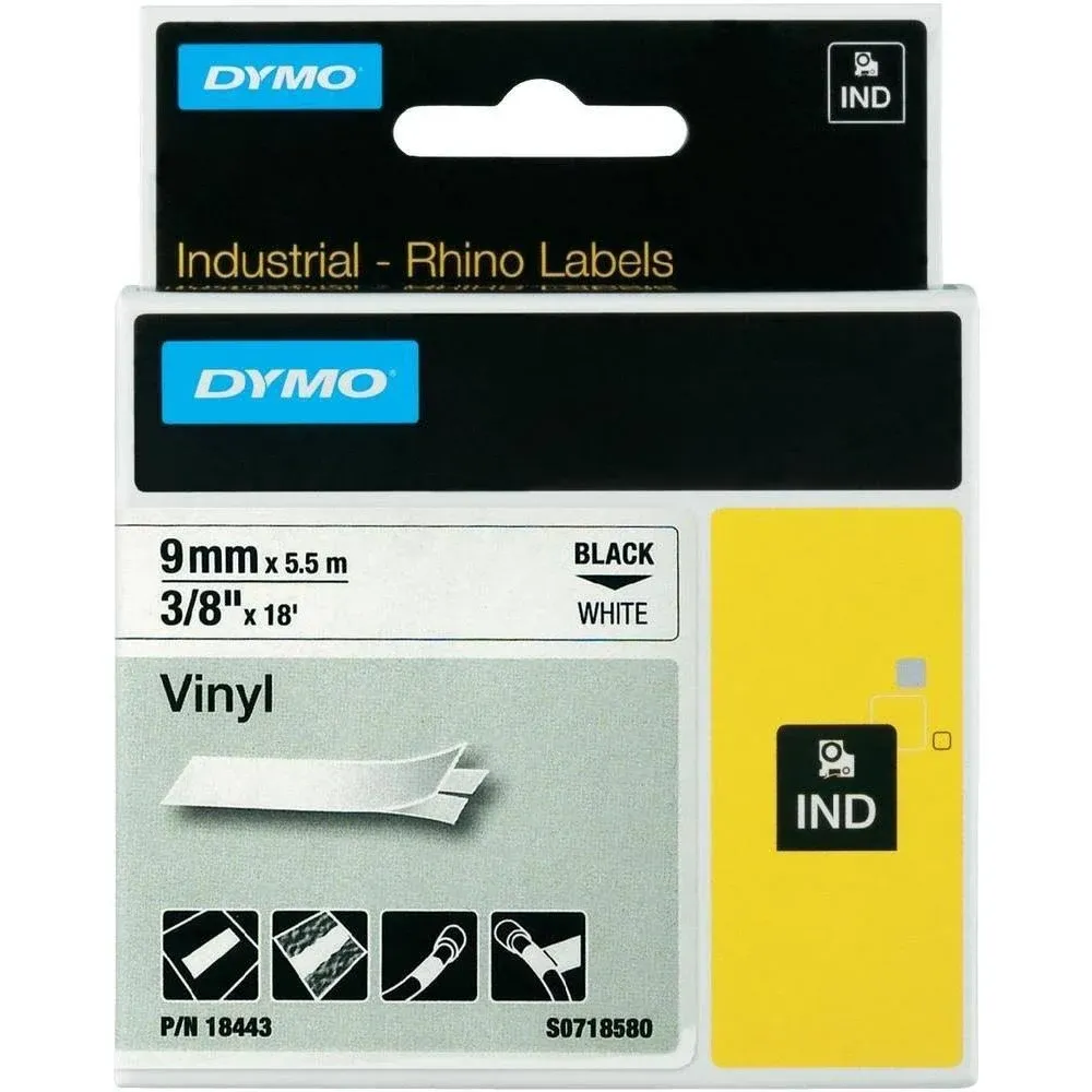 DYMO - permanent adhesive vinyl tape - 1 roll(s)