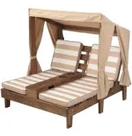 KidKraft Double Chaise Lounge with Cup Holders