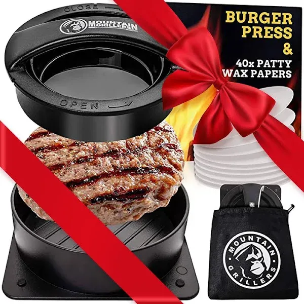 Mountain GRILLERS Burger Press Patty Maker - Non Press,