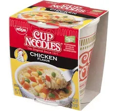 Nissin Cup Noodles Beef Flavor Soup, 2.5 Ounce (Pack of 24)