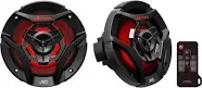 JVC Kenwood JVC CS-DR621MWL 6.5" Marine 2-Way Multicolor LED Speakers