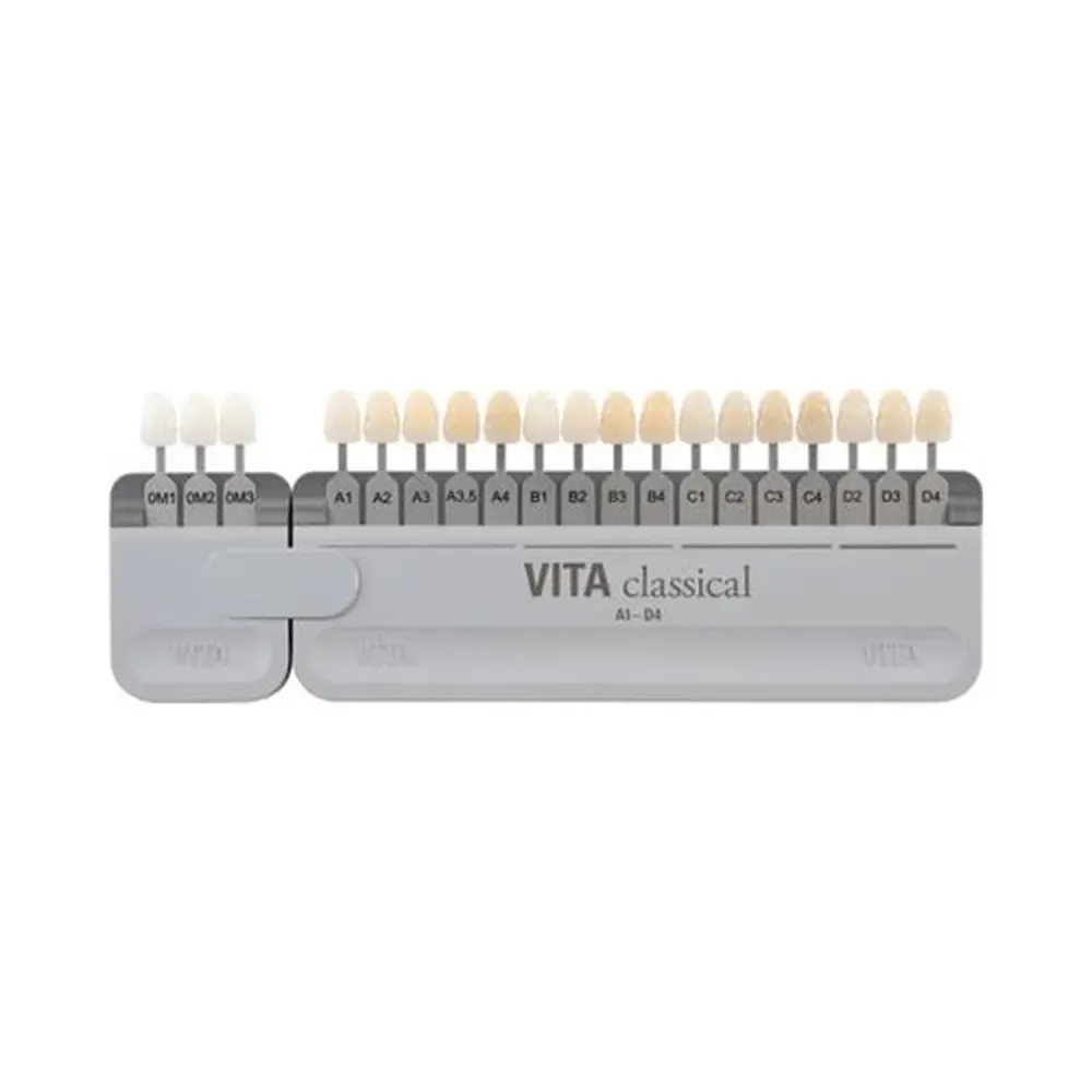 Hot 1 Set 19 colors VITA Classical Dental Shade Guide with Bleached Shades Clip