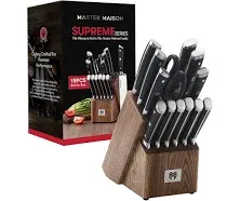 Master Maison 15 Piece Ultra Premium Professional Knife Set